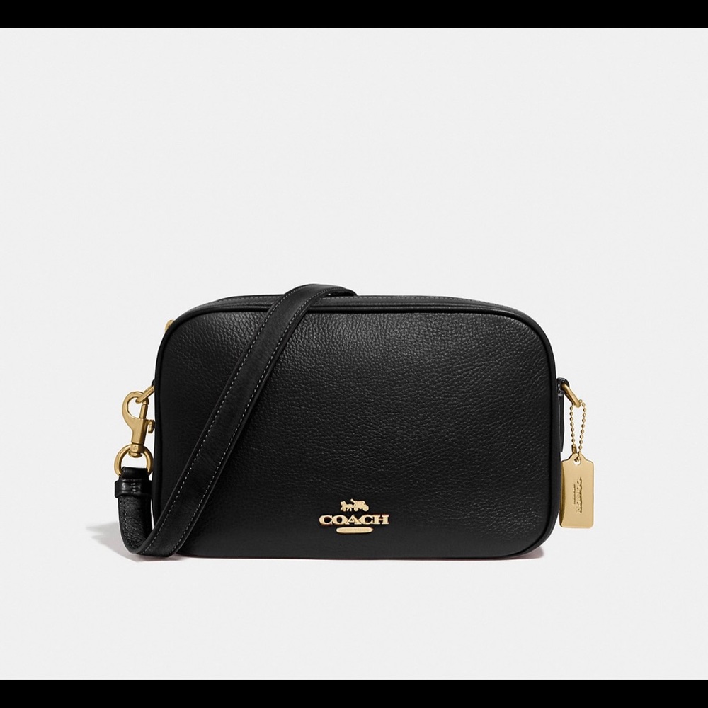 Coach Jes Crossbody Black Leather Purse